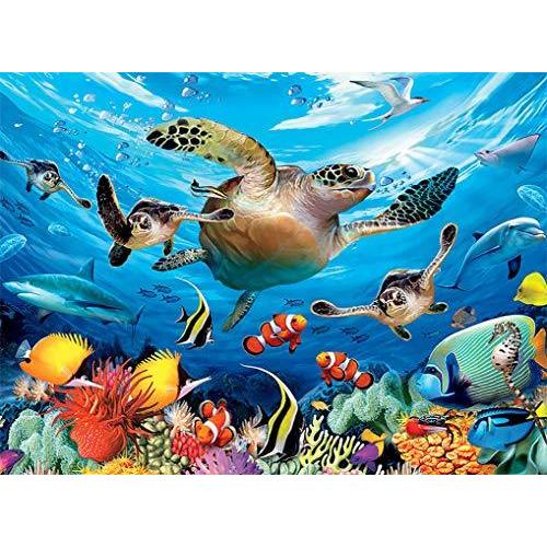 ジグソーパズル 海外製 アメリカ 1616-4 Ceaco - Undersea Glow in The Dark - Journey of The Sea Tur