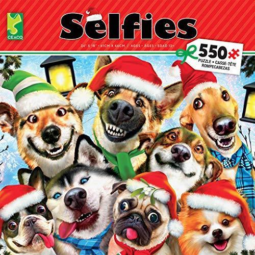 ジグソーパズル 海外製 アメリカ 2348-06 Ceaco Christmas Selfies Puzzle - Christmas Cheer Selfie b