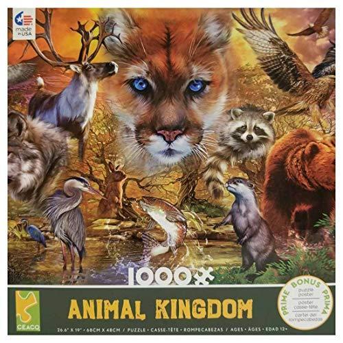 ジグソーパズル 海外製 アメリカ 3168-2 Ceaco - Animal Kingdom - Mammals - 1000 Piece Jigsaw Puzzl