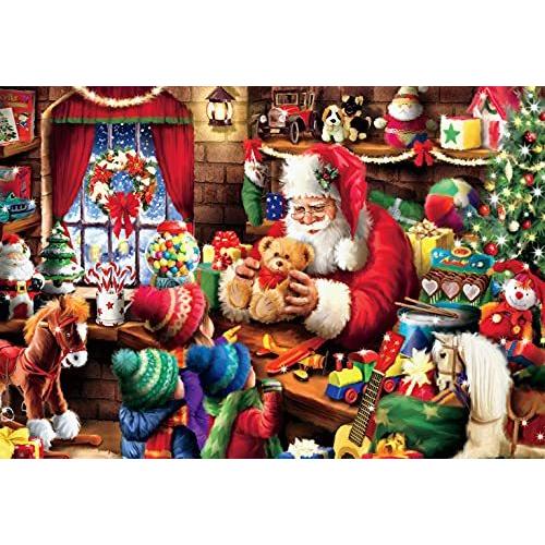 ジグソーパズル 海外製 アメリカ 3503-4 Ceaco - Thomas Kinkade - Classic Christmas - Santa- 2000 P