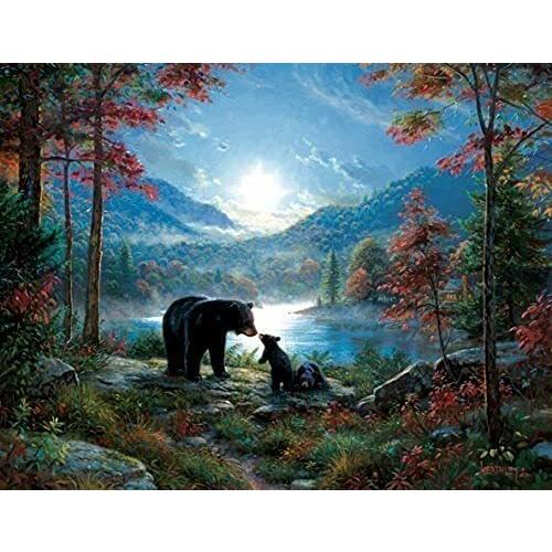ジグソーパズル 海外製 アメリカ FBA_52966 SUNSOUT INC - Bedtime Kisses - 1000 pc Large Pieces Jigの画像