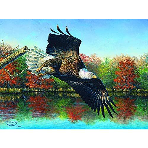 ジグソーパズル 海外製 アメリカ 69607 SUNSOUT INC - Wetlands Eagle - 1000 pc Jigsaw Puzzle by Art