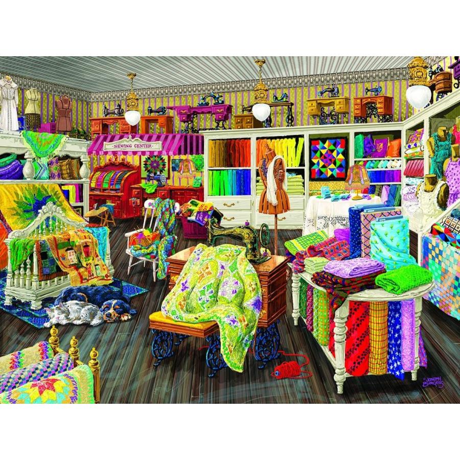 ジグソーパズル 海外製 アメリカ 38879 SUNSOUT INC - Sewing Store Companions - 500 pc Jigsaw Puzzlの画像