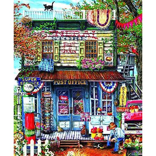 ジグソーパズル 海外製 アメリカ 29749 SUNSOUT INC - Hanging Out at The General Store - 1000 pc Ji