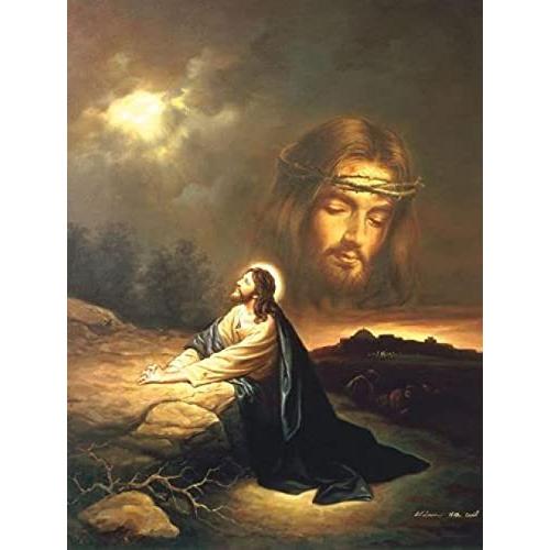 ジグソーパズル 海外製 アメリカ 40010 SUNSOUT INC - Praying at Gethsemane - 500 pc Jigsaw Puzzle