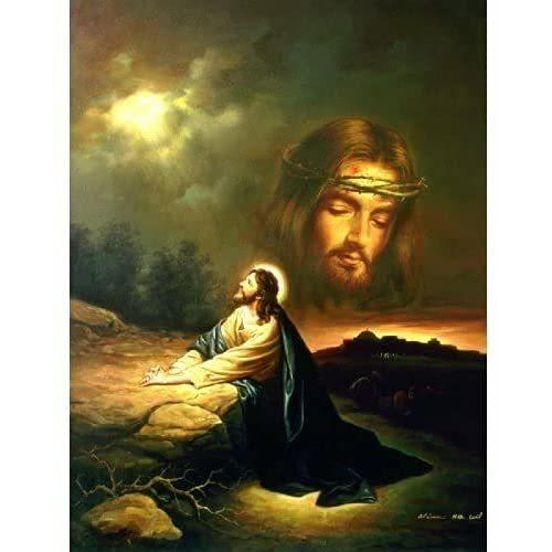 ジグソーパズル 海外製 アメリカ 40010 SUNSOUT INC - Praying at Gethsemane - 500 pc Jigsaw Puzzle