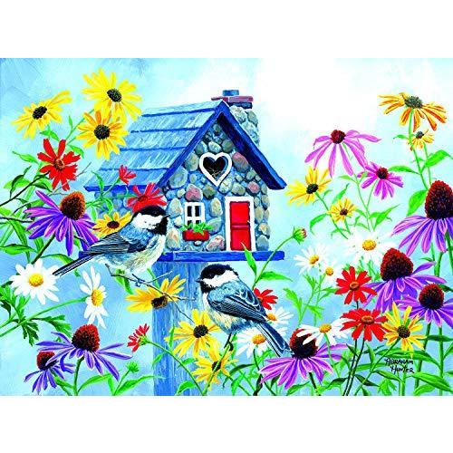 ジグソーパズル 海外製 アメリカ 69726 SUNSOUT INC - Tweet Hearts Cottage - 500 pc Jigsaw Puzzle b