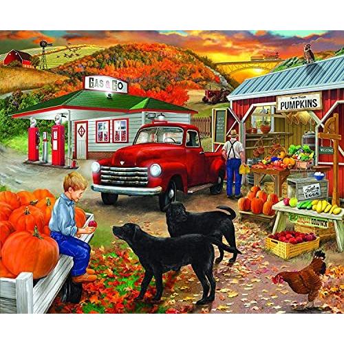 ジグソーパズル 海外製 アメリカ 31507 SUNSOUT INC - Roadside Stand - 1000 pc Jigsaw Puzzle by Art
