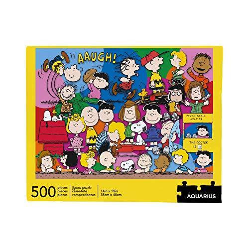ジグソーパズル 海外製 アメリカ 62171 Aquarius Peanuts Gang Jigsaw Puzzle (500 Pieces)， Collectib