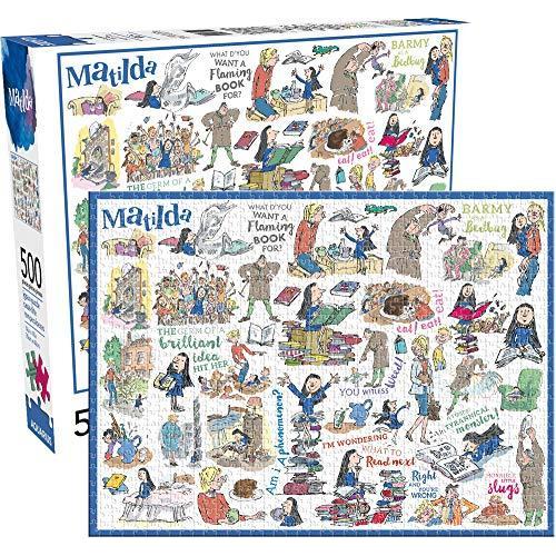 ジグソーパズル 海外製 アメリカ 62155 Aquarius 62155 Dahl- Matilda 500pc Puzzle， 8"
