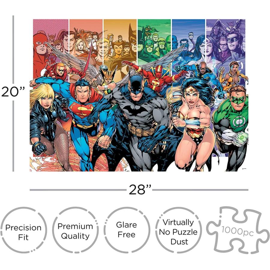ジグソーパズル 海外製 アメリカ 65231 AQUARIUS DC Comics Puzzle Justice League (1000 Piece Jigsaw