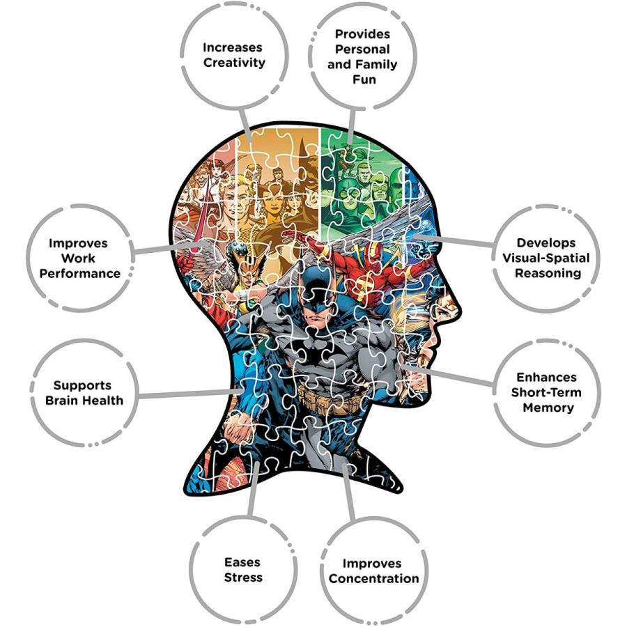 ジグソーパズル 海外製 アメリカ 65231 AQUARIUS DC Comics Puzzle Justice League (1000 Piece Jigsaw