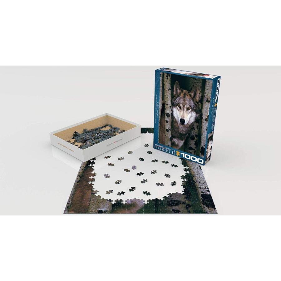 ジグソーパズル 海外製 アメリカ EUROPZ-1244 Eurographics Gray Wolf 1000-Piece Puzzle_2