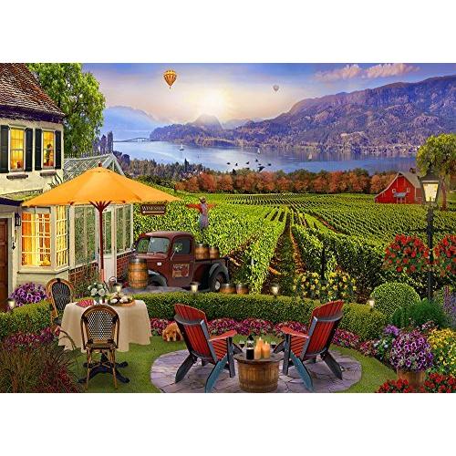 ジグソーパズル 海外製 アメリカ VC1080 Vermont Christmas Company Wine Country Jigsaw Puzzle 1000