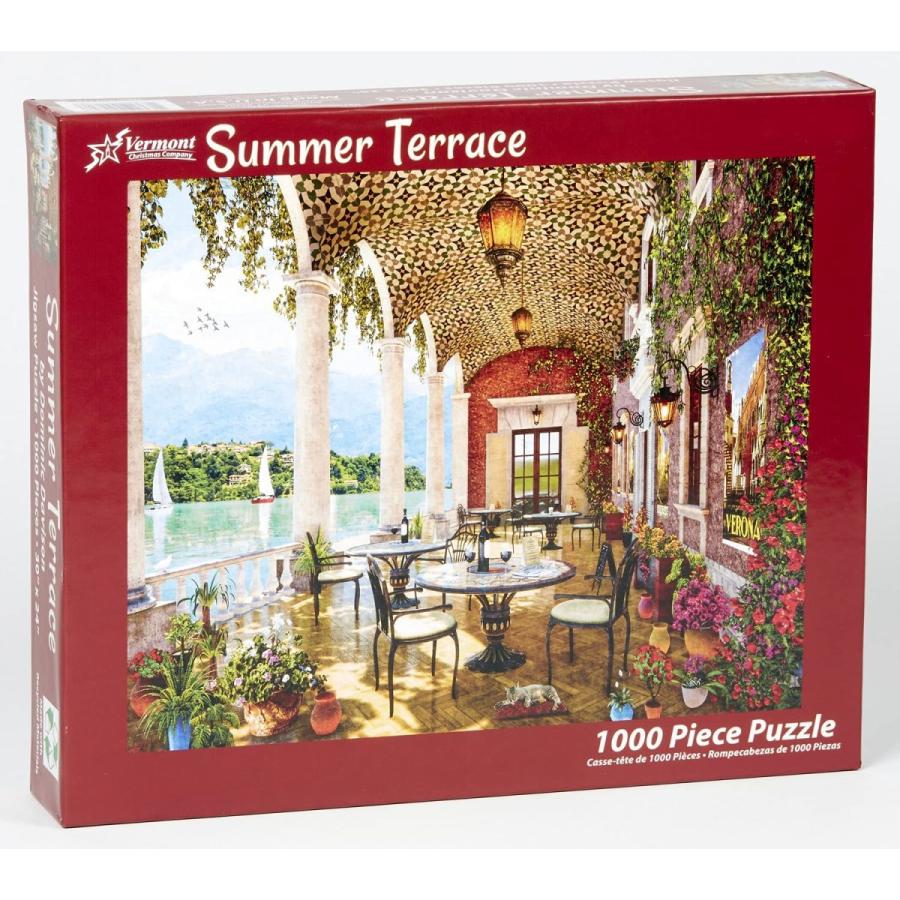 ジグソーパズル 海外製 アメリカ VC1170 Vermont Christmas Company Summer Terrace Jigsaw Puzzle 100の画像