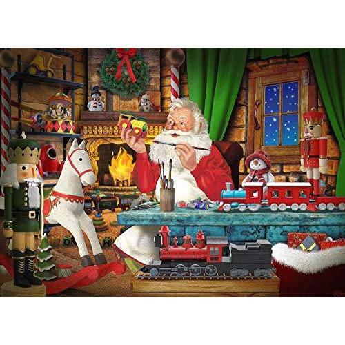 ジグソーパズル 海外製 アメリカ VC1194 Vermont Christmas Company Santa's Toyworks Christmas Jigsa
