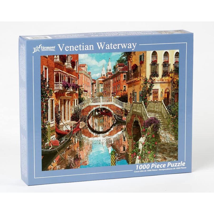 ジグソーパズル 海外製 アメリカ VC164 Vermont Christmas Company Venetian Waterway Jigsaw Puzzle 1_1