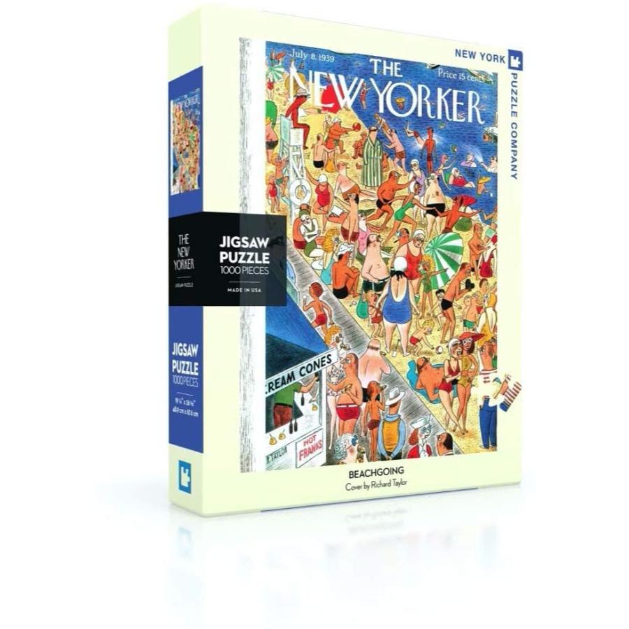 ジグソーパズル 海外製 アメリカ 851996002314 New York Puzzle Company - New Yorker Beachgoing - 10_1