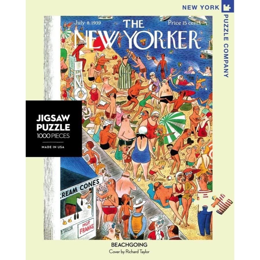 ジグソーパズル 海外製 アメリカ 851996002314 New York Puzzle Company - New Yorker Beachgoing - 10_2