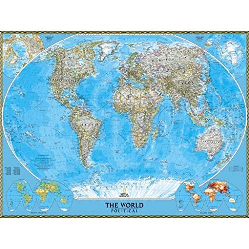 当てもの 外国で製 亜米利加 NPZNG1601 New York Puzzle Company - National Geographic The World ジグソーパズル-ゲーム、おもちゃ