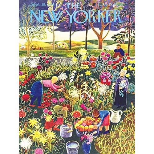 ジグソーパズル 海外製 アメリカ NPZNY1953 New York Puzzle Company - New Yorker Flower Garden - 10