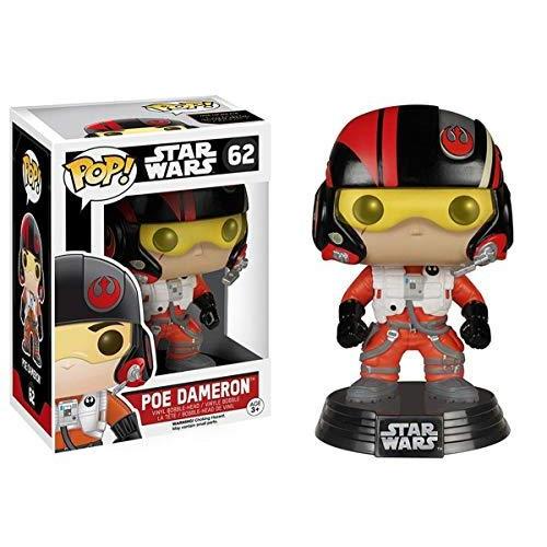 ファンコ FUNKO フィギュア 6222 Funko Star Wars Pop Poe Dameron Vinyl Figure， Multi-Colour (6222)， Mul