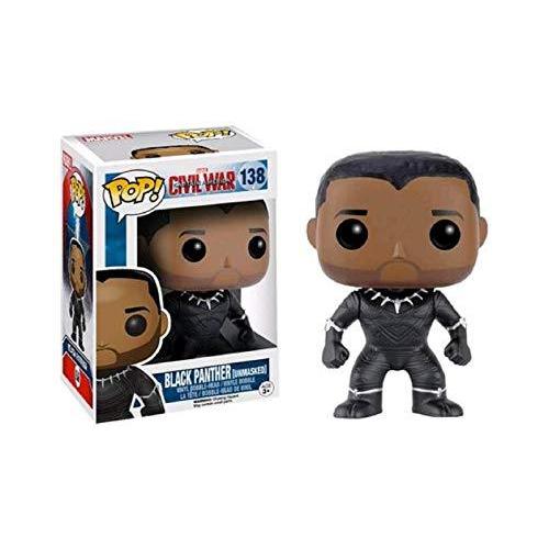 ファンコ FUNKO フィギュア 22699 Funko Pop! Marvel: Captain America Civil War - Black Panther (Unmaske