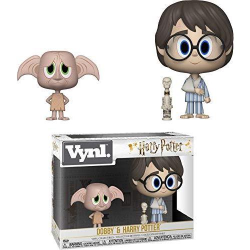 ファンコ FUNKO 図形 31001 Funko Vynl: Harry Potter - Dobby \u0026 Harry 2Pack Collectible Figure, Mu おもちゃ-その他人形