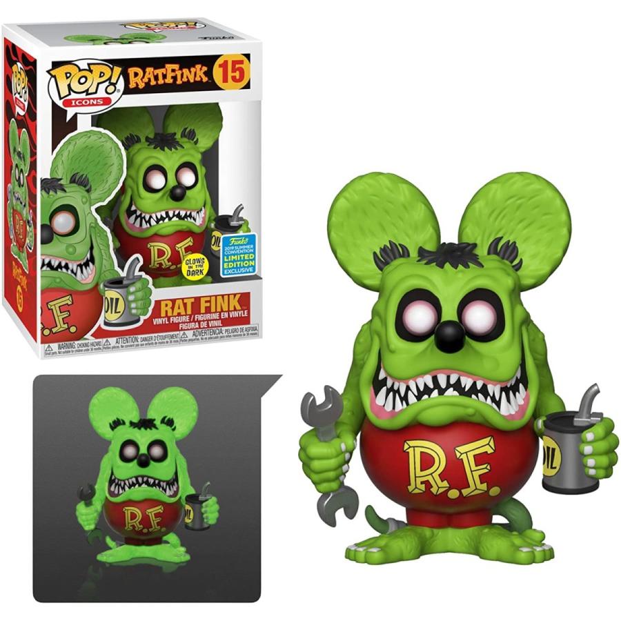 ファンコ FUNKO フィギュア 15 POP! Funko Icons - Rat Fink (GITD