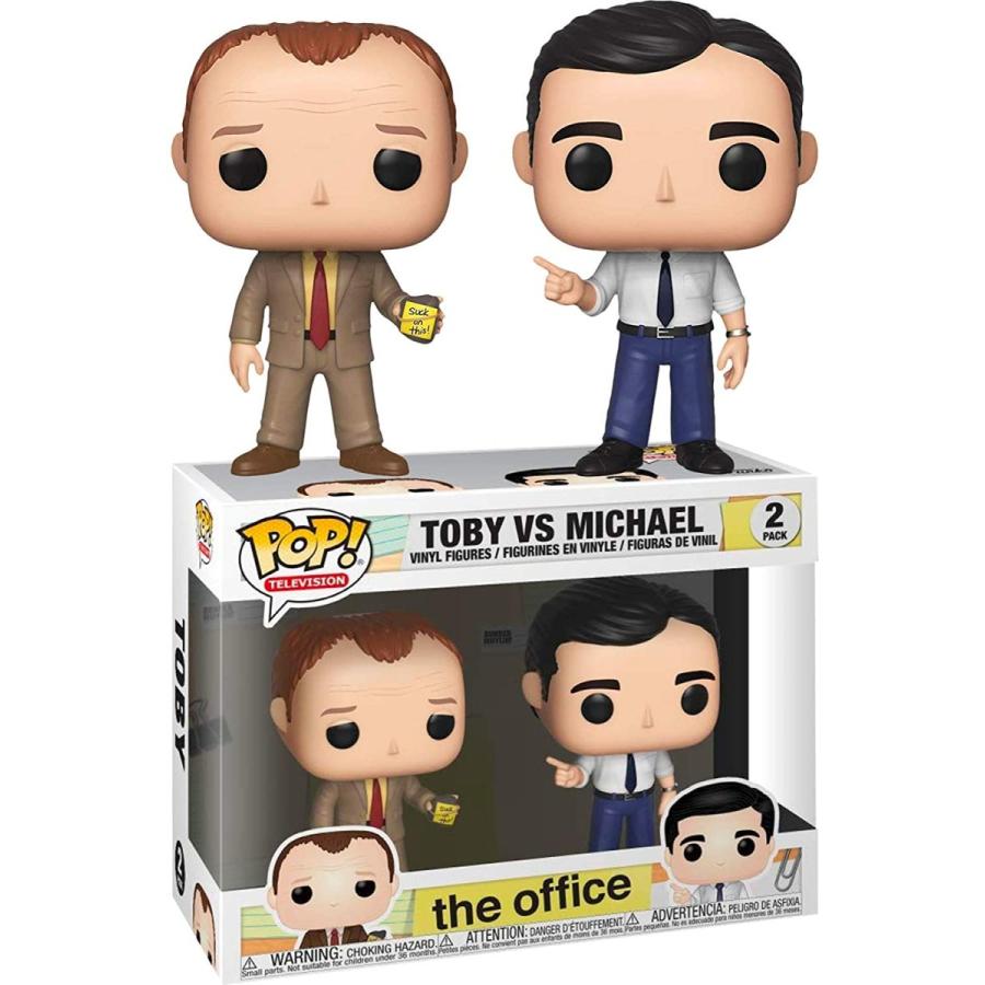 ファンコ FUNKO フィギュア 41917 Funko Pop! TV: The Office - Toby Vs Michael 2 Pack_1