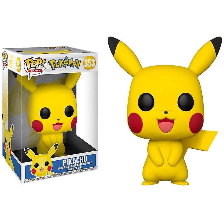 ファンコ FUNKO フィギュア 31542 Funko POP! Games: Pokemon - 10 Inch Pikachu - Collectable Vinyl Figurの画像