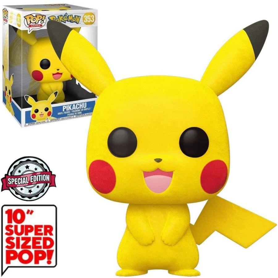 ファンコ FUNKO フィギュア 31542 Funko POP! Games: Pokemon - 10 Inch Pikachu - Collectable Vinyl Figurの画像