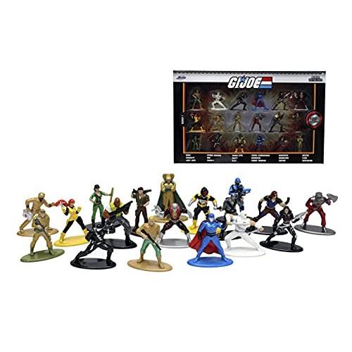 ジャダトイズ ミニカー ダイキャスト 32913 Jada Toys G.I. Joe 1.65\" 18-Pack Die-cast Figures, To"