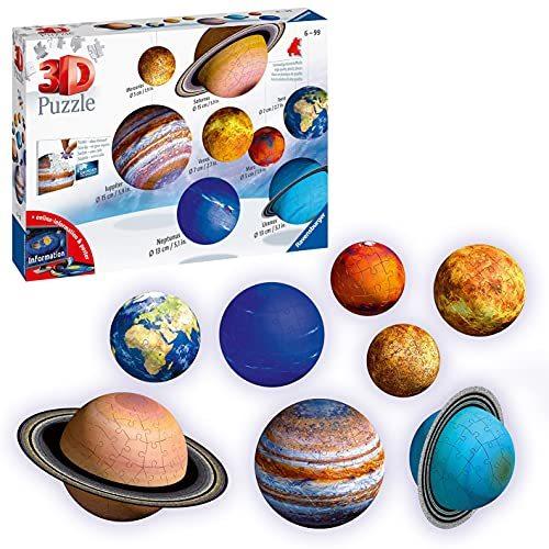 ジグソーパズル 海外製 540ピース 3Dパズル 太陽系 絵画・アート Ravensburger