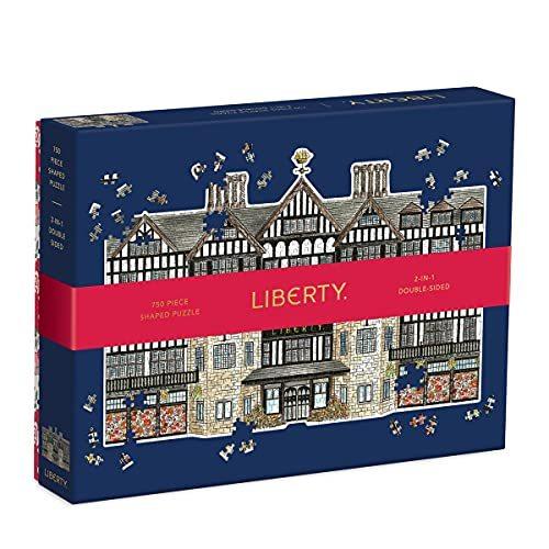 ジグソーパズル 海外製 アメリカ 9780735365544 Galison Liberty Tudor Building 750 Piece Shaped Puz