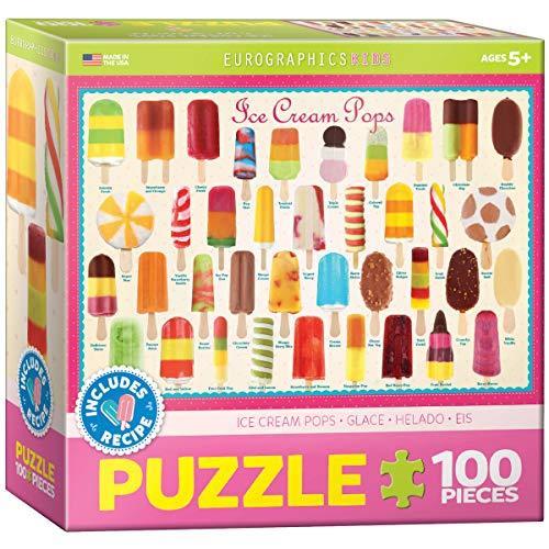 ジグソーパズル 海外製 アメリカ EUROKIDS-0520 Eurographics Ice Cream Pops 100-Piece Puzzle