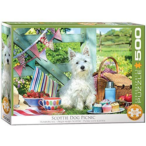 ジグソーパズル 海外製 アメリカ 8500-5461 EuroGraphics 8500-5461 Scottie Dog Picnic 500Piece Puzz