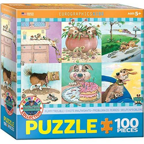 ジグソーパズル 海外製 アメリカ 6100-5482 EuroGraphics Puppy Trouble by Gary Patterson 100-Piece
