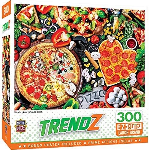 ジグソーパズル 海外製 アメリカ 32108 Masterpieces 300 Piece EZ Grip Jigsaw Puzzle - Viva la Pizz