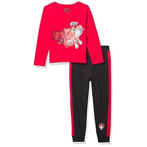 特価イラスト パウパトロール 子供服 長袖tシャツ ジョガーセット 2t 日本サイズ95相当 マーシャル レッド キッ 免税送料無料 Ssl Daikyogo Or Jp