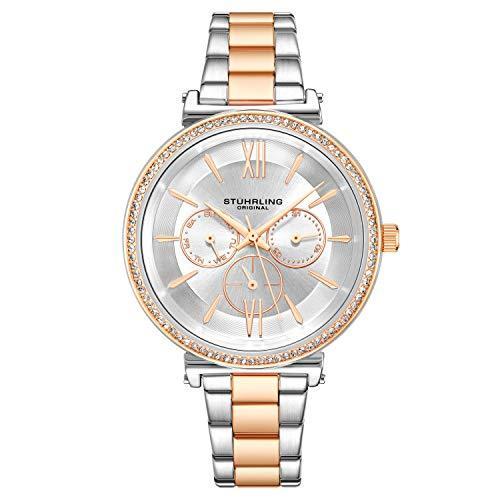 腕時計 ストゥーリングオリジナル レディース 3908 Stuhrling Women's Aria Dress Watch Crystal