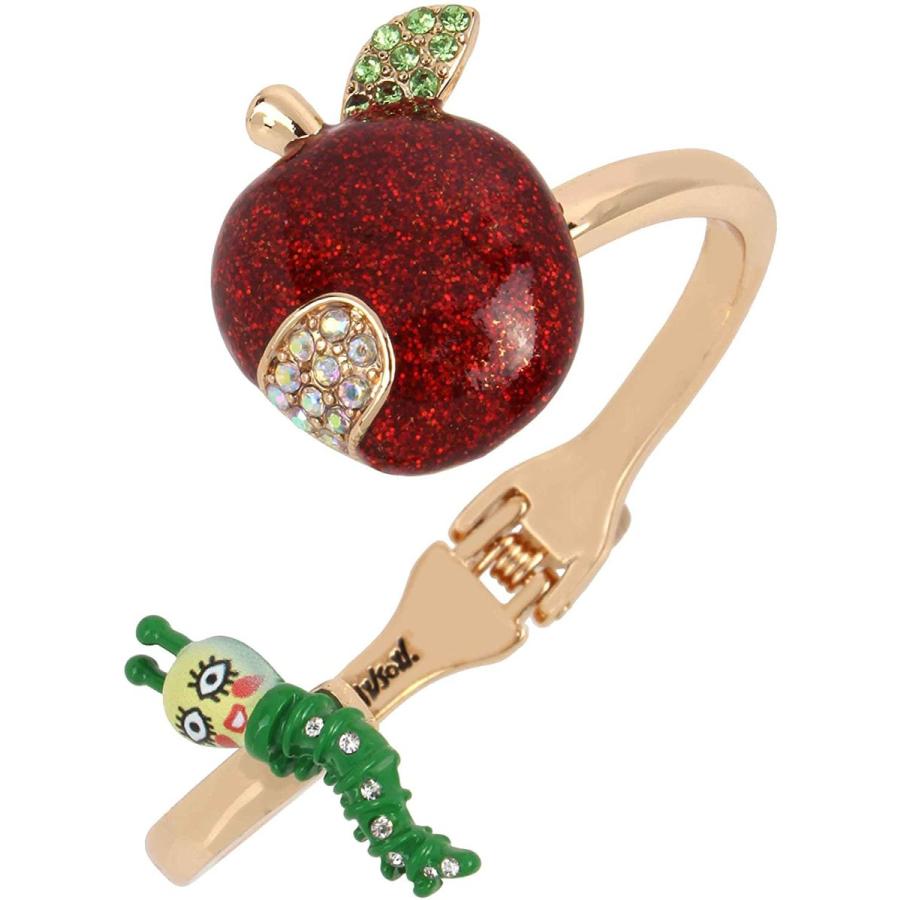 ベッツィ・ジョンソン アメリカ アクセサリー 326307GLD966 Betsey Johnson Apple Bangle Bracel｜maniacs-shop｜02