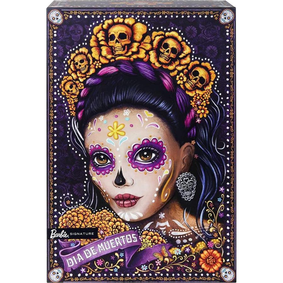 バービー バービー人形 GXL27 Barbie 2021 Dia De Muertos Doll (11.5-in) Wearing Traditional Embroidere_5
