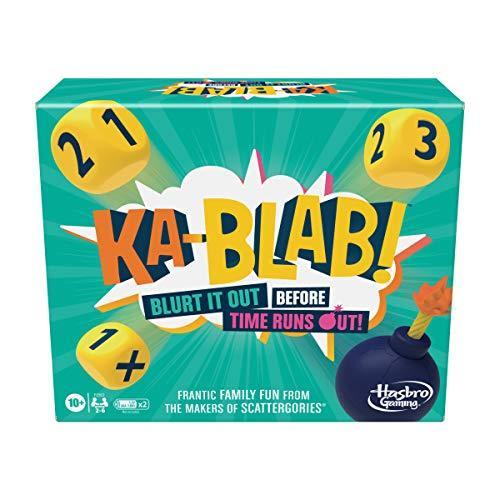 ボードゲーム 英語 アメリカ F2562 Hasbro Gaming Ka-Blab! Game for Families, Teens and Kids Ages 10