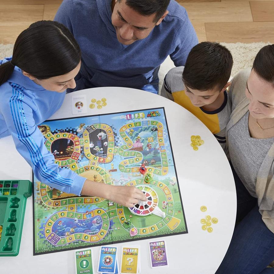 ボードゲーム 英語 アメリカ E9488 Hasbro Gaming The Game of Life: Super Mario Edition Board Game foの画像