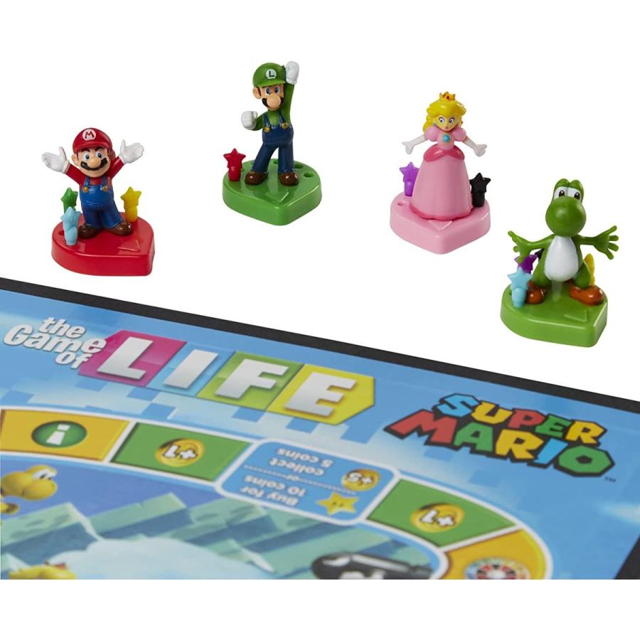ボードゲーム 英語 アメリカ E9488 Hasbro Gaming The Game of Life: Super Mario Edition Board Game foの画像