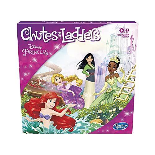 ボードゲーム 英語 アメリカ F3207 Hasbro Gaming Chutes and Ladders: Disney Princess Edition Board G