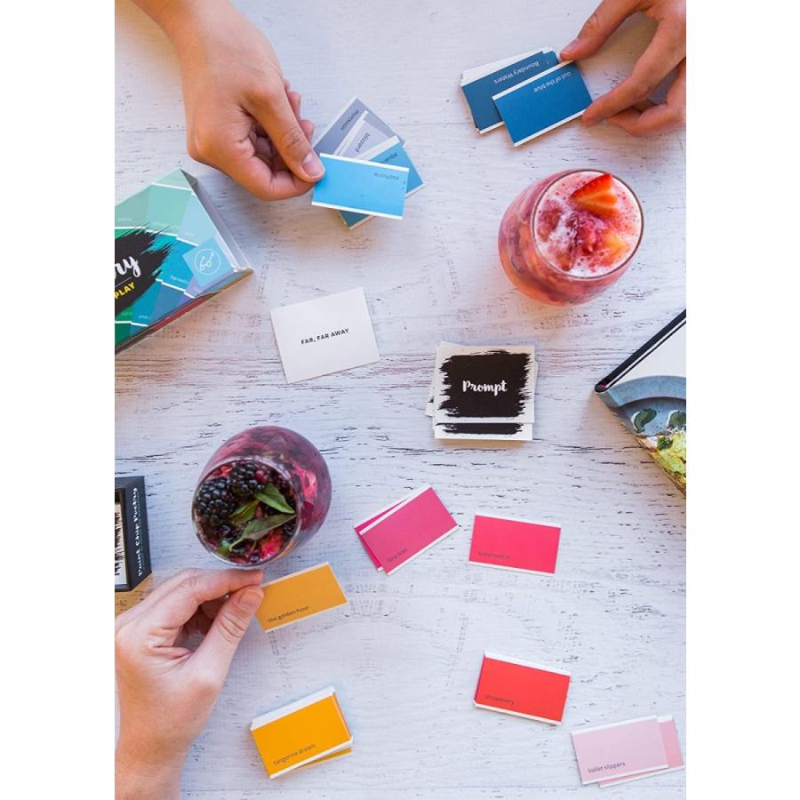 ボードゲーム 英語 アメリカ 9781452158808 Paint Chip Poetry: A Game of Color and Wordplay (Poetry G_5