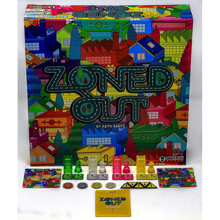 ボードゲーム 英語 アメリカ GFG96732 Grey Fox Games Zoned Outの画像