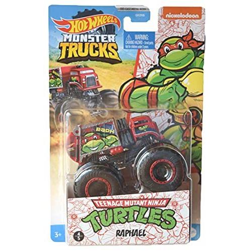ホットウィール Hot Wheels モンスタートラック ラファエル4/5 ミュータント・タートルズ ダイキャ